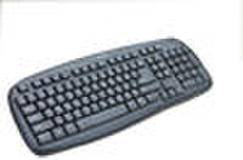 Standard wired computer keyboard with attractive d