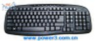 Multi-media wired desktop keyboard with 8 hot keys