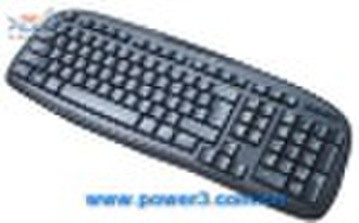 Standard wired desktop keyboard with elegant desig