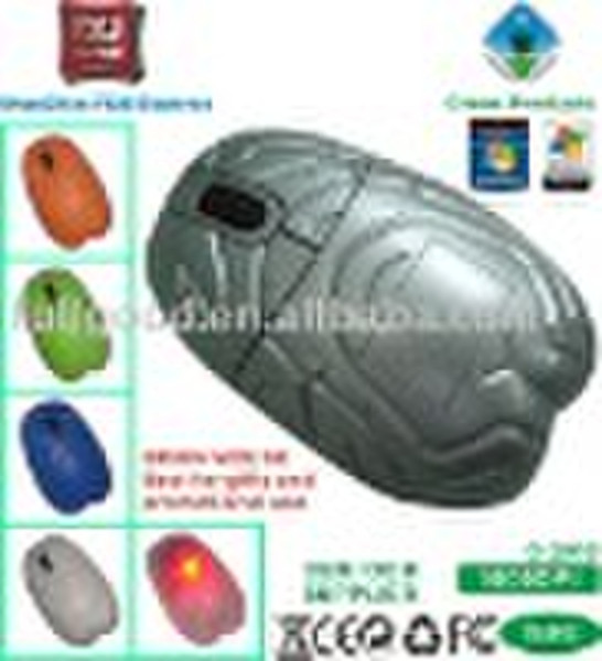 Frosted color Optical Brain Mouse