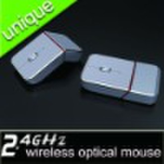 2.4Ghz wireless mouse  Rotable design ,10meters