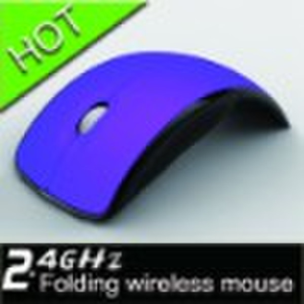 Unique folded wireless mouse