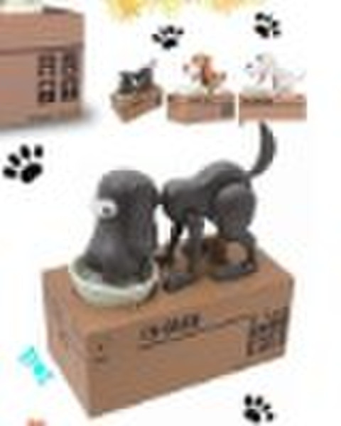 choken bako eat money dog coin bank toys