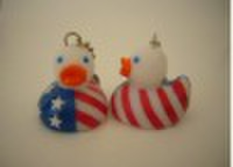 duck shape flash key ring