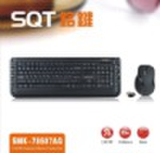 Wireless 2.4G keyboard mouse combo set