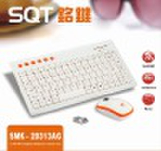 Wireless keyboard mouse combo set