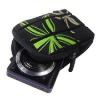 CROCO chocolate camera case