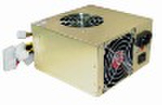 Golden pc power supply with dual 8cm fan