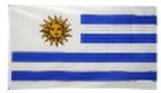 Полиэстер 3x5 уругвайский флаг Уругвая 90x150