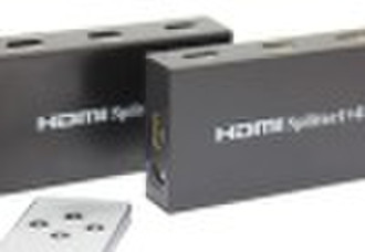 1x4 Порт HDMI Splitter 1.3b с пультом дистанционного управления