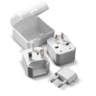 Universal Travel Adapter (3 in 1 Adapter mit Gehäuse)