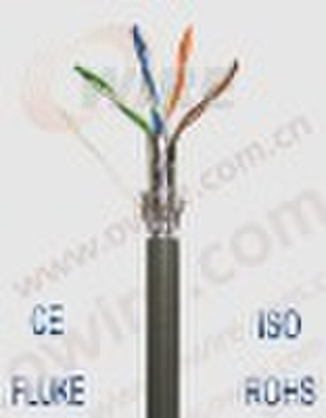 Открытый сетевой кабель 23AWG Кабель Cat5e STP