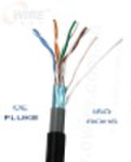 Открытый сетевой кабель 24AWG FTP Cat5e 1000 футов