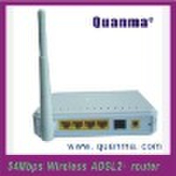 54Mbps Wireless ADSL2+ router