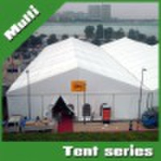 Trade fair tent - glass wall