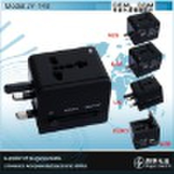 Hohe Qualität Universal Plug Adapter mit USB-