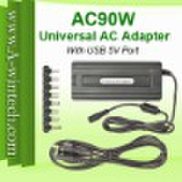 AC90W laptops adapter with USB port