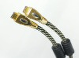 flat shape HDMI to HDMI gold plated cable