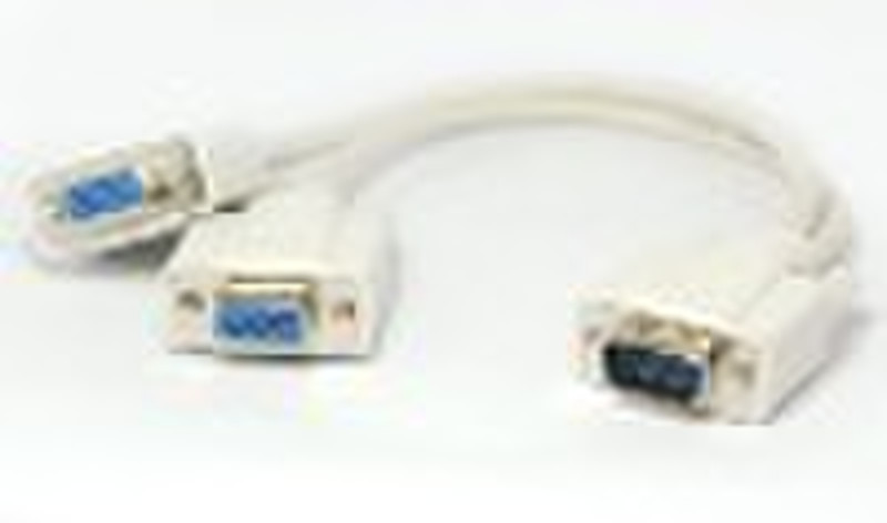 One male to Two female VGA cable