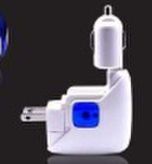 Unversal Charger 3-in-1 Car Charger Travel Charger