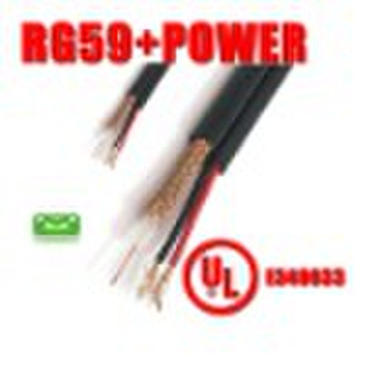 rg59 with power cable/rg59 siamese cable