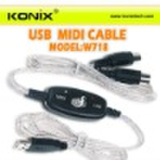 USB midi Cable