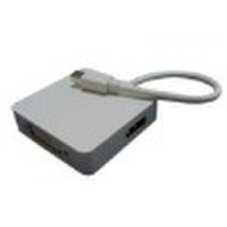 Mini DisplayPort to DP/DVI/HDMI 3-in-1 Adapter Cab