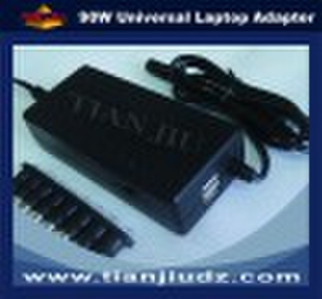 90W universal laptop adapter with double USB