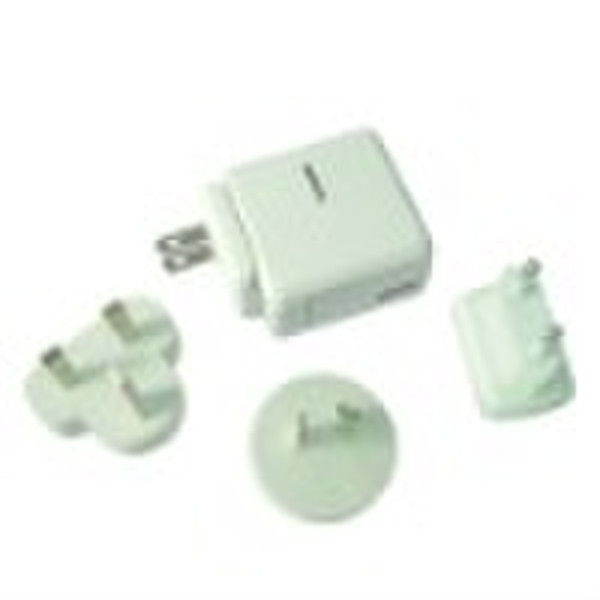 white USB travel charger