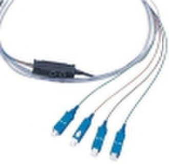 SC/PC 4C Ribbon Fan-out Pigtail Cable