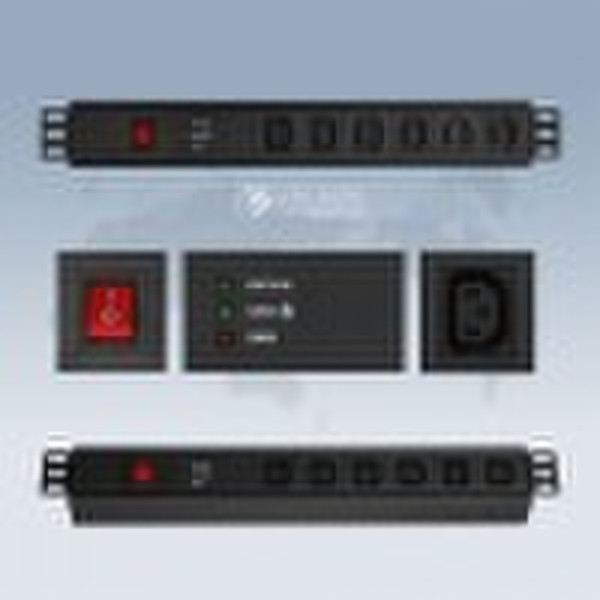 6way IEC320 / C13 PDU-Serie