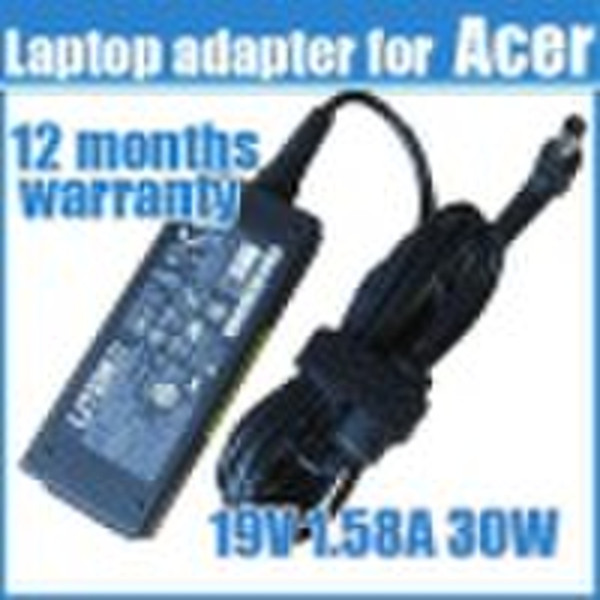 Original laptop adapter for Acer Netbook 19v 1.58a