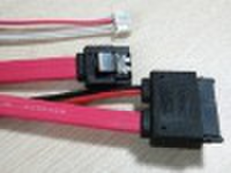 high quality 7+6P sata cable