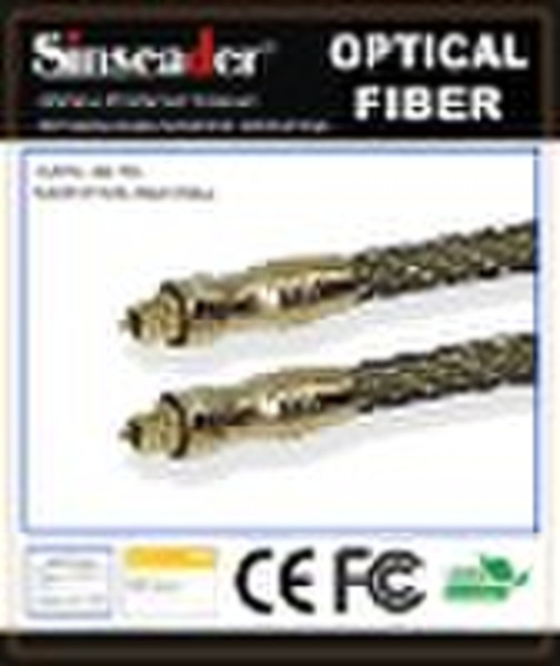 Pro-Gold Toslink cable,Audio Fiber Cable,opitcal f
