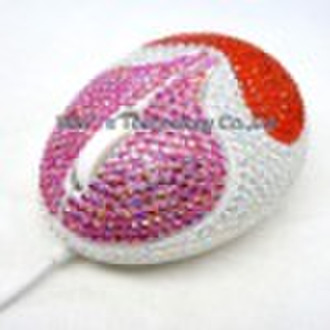 Fashion Crystal Rhinestone Gift Mouse