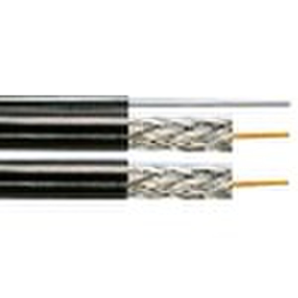 coaxial cable with messenger/rg6/rg11