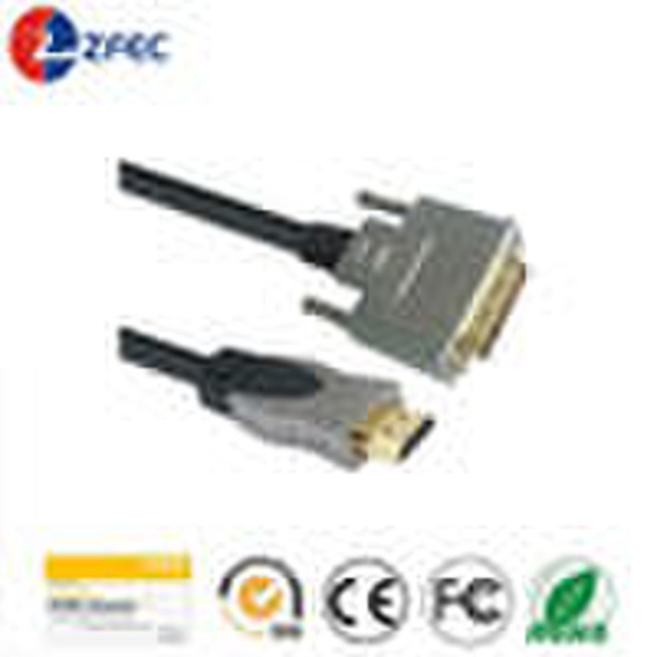 HDMI to DVI cable with Metal Shell