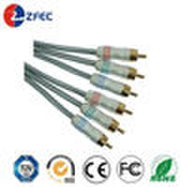 High Class RCA Cable with Metal Shell