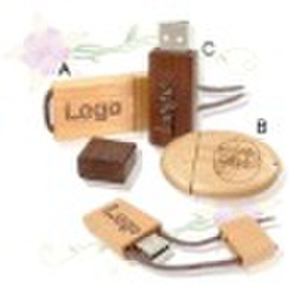 wooden 2gb usb flash (SJ998)