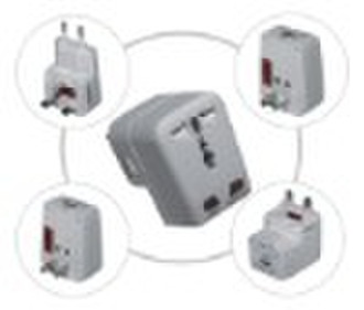 Universal Travel Adapter mit USB-NABE