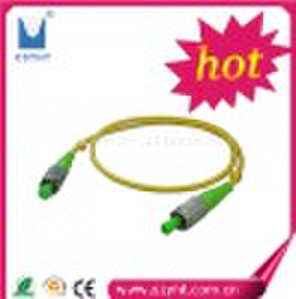 Optic fiber patch cord with FC connector