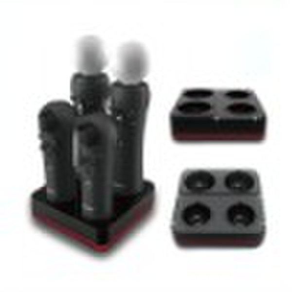 4-Sockets Charging Stand For PS3 MOVE Controller