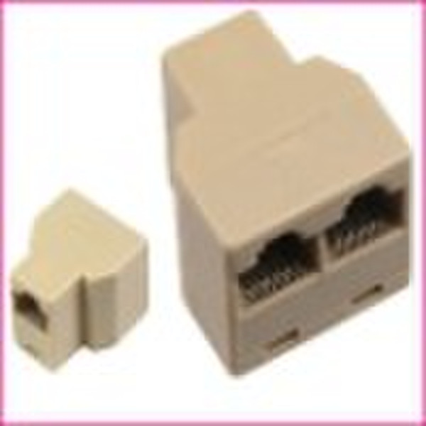 CAT5 RJ45 Network Splitter Cable Extender Plug Cou