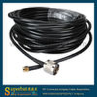 N Male to RP-SMA Male pigtail cable KSR195 1M