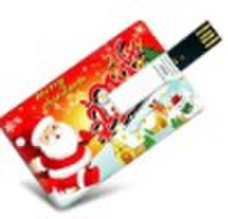 Christmas season! oem credit card usb flash disk 2