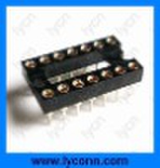 2.54mm Wire-Wrap Solder Type IC Socket connector