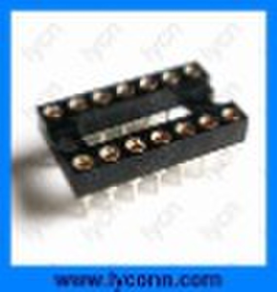 2.54mm Wire-Wrap Solder Type IC Socket connector