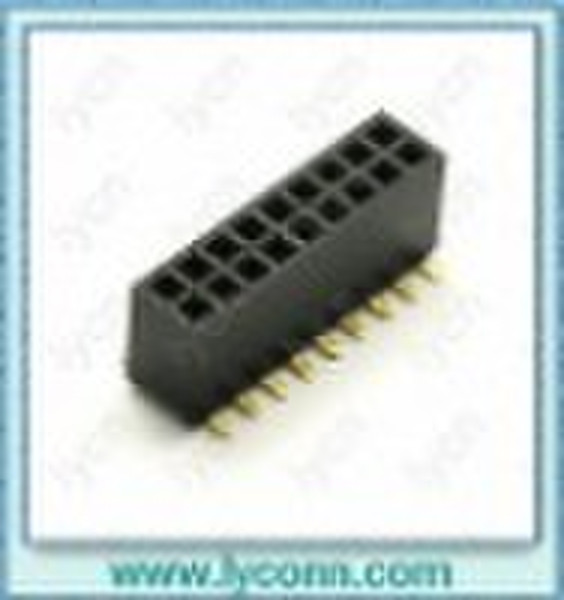 1.27 mm Dual Row SMT Type Female header connector