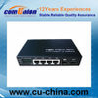 6 ports Unmanaged Gigabit Ethernet Switch with two