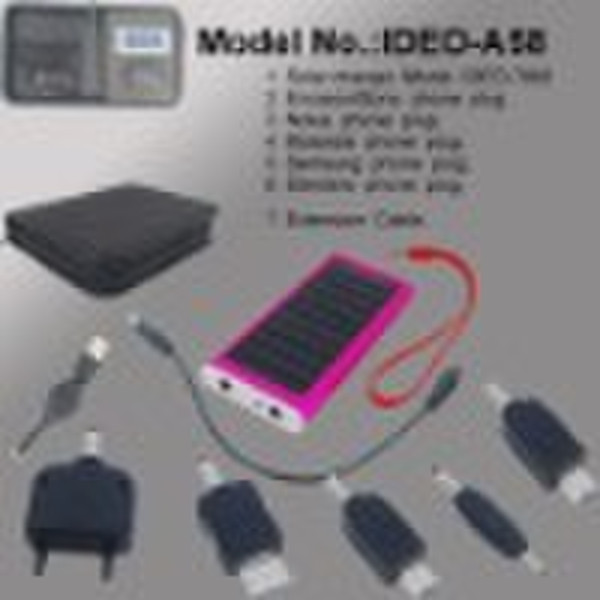 USB solar charger bag